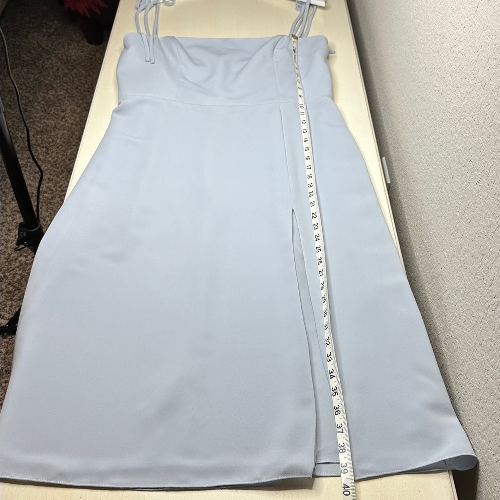 Jenny Yoo Collection‎ Alissa Dress Whisper Blue Matte Georgette Size 18 - Picture 16 of 16
